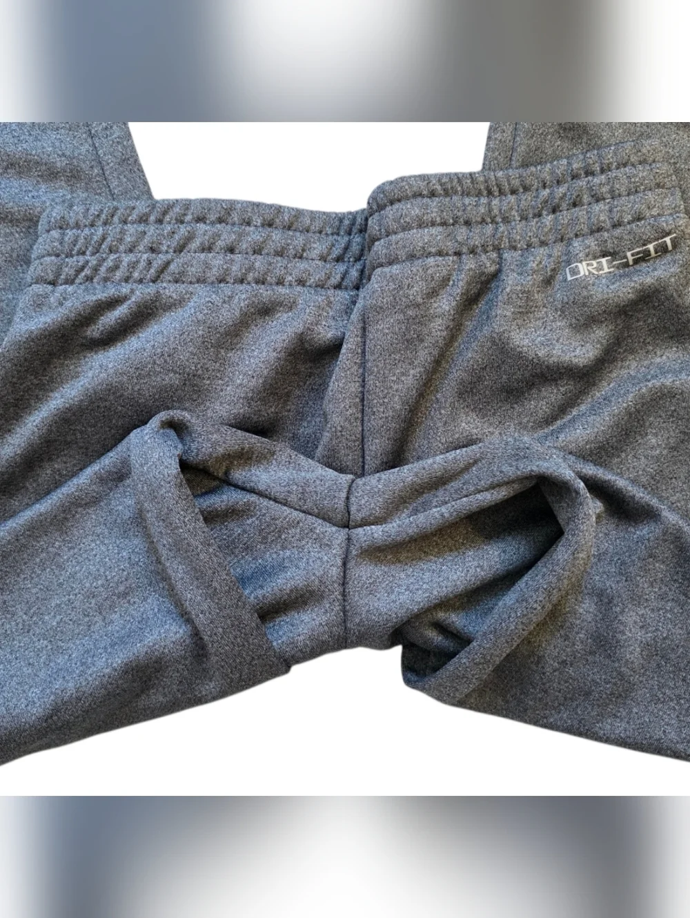 Jordan Boys Large 12 to 13 Dri Fit Charcoal Gray Jogger Sweatpants